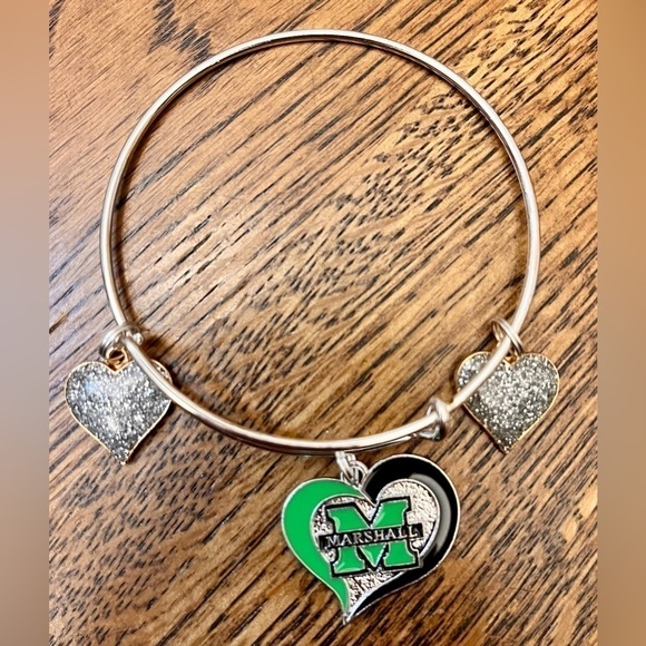Marshall University Adjustable Bracelet New Handmade Charm Collegiate Sunbelt - Picture 3 of 5
